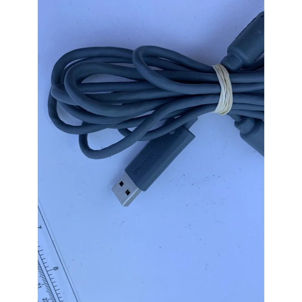 Microsoft Xbox 360 Game Controller USB Charging Cable Charger Cord OEM White